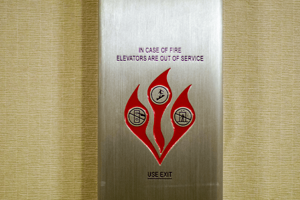 Elevator fire protocol