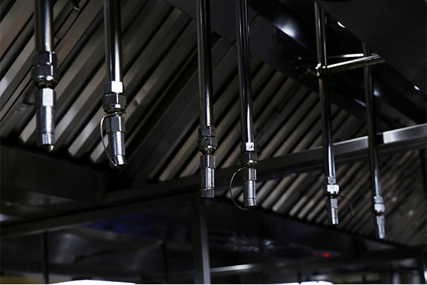 sprinkler system in commercial building