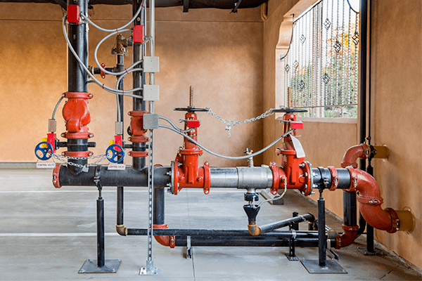 Sprinkler risers
