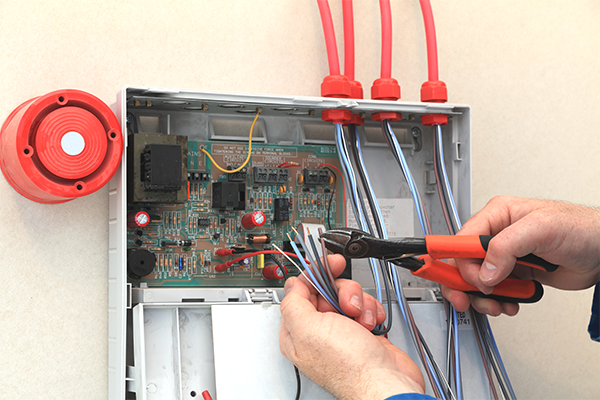 Person rewiring panel
